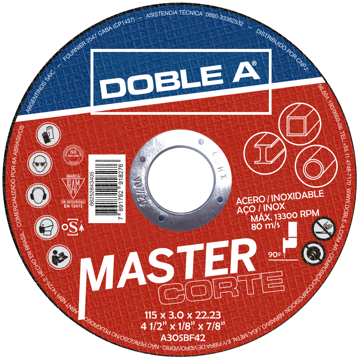 Disco de Corte y Desbaste Master