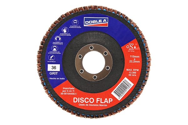 Discos Flap Óxido de Aluminio Master