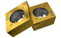 Plaquitas y calidades de torneado de acero templado