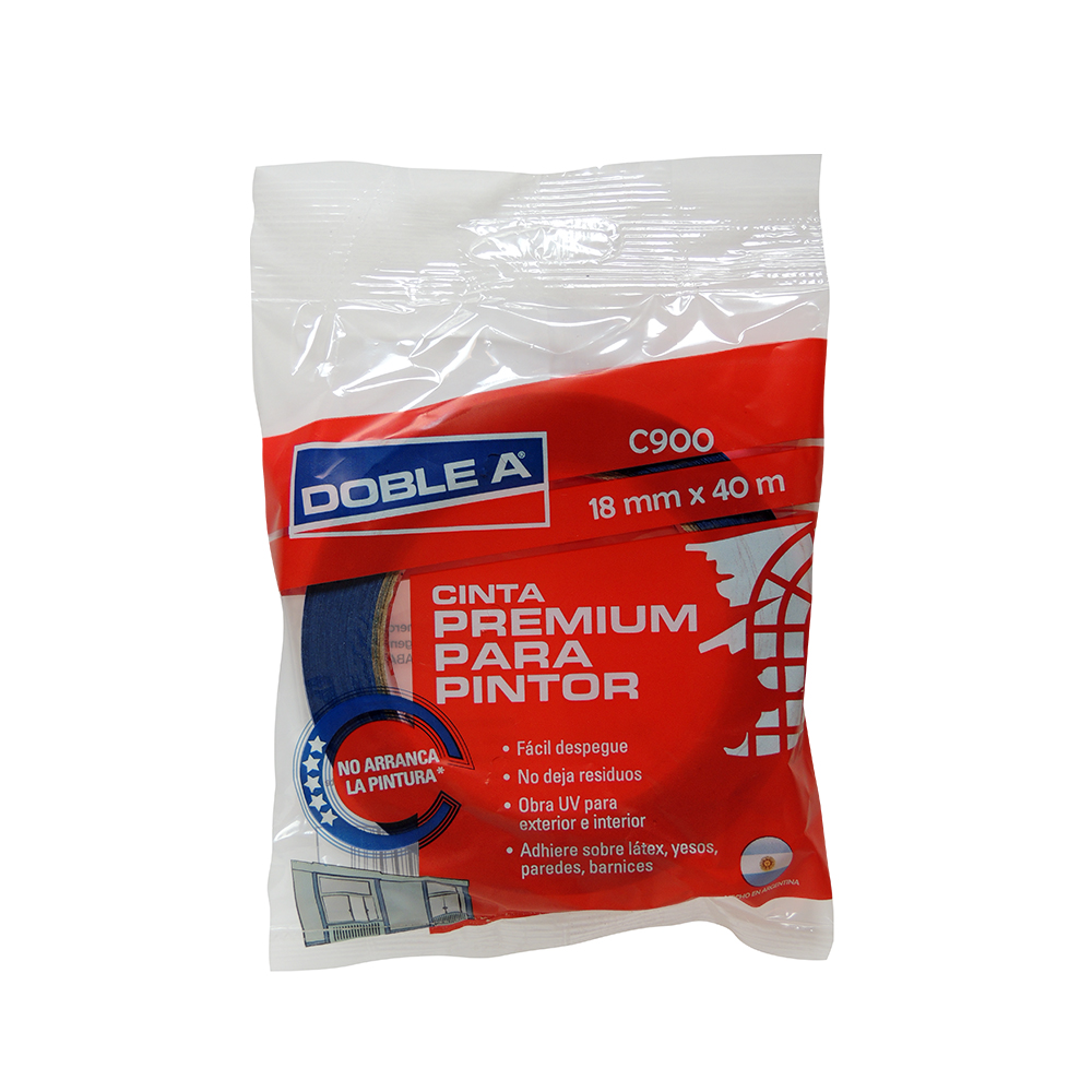 Cinta de Pintor Azul C900 UV DOBLE A